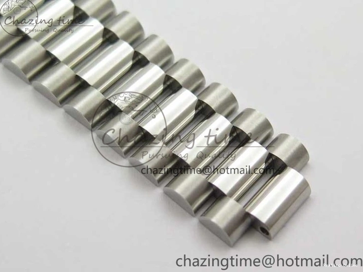 0417 SoftTouch Day-Date 40mm 228239 BP New Dial Version 904 SS Ice Blue T Crystal Markers Dial on SS President Bracelet A 2822